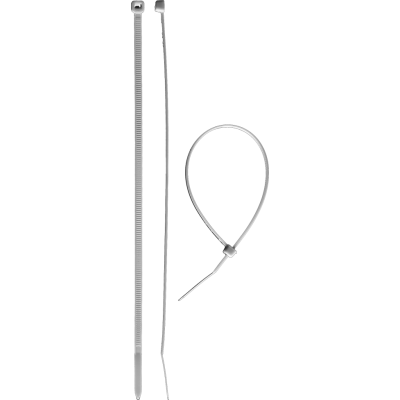 Кабельные стяжки белые КС-Б1, 3.6 x 300 мм, нейлоновые, ЗУБР Профессионал